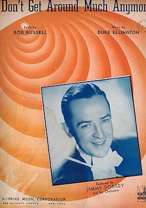 Don't Get Around Much Anymore - Vintage Sheet Music Jimmy Dorsey Cover