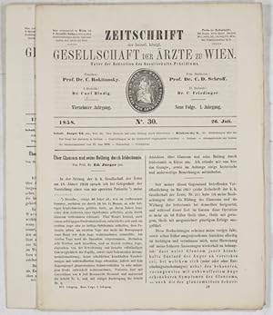 Über Glaucom und seine Heilung durch Iridectomie (pp.465-474; 484-492).