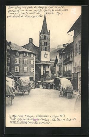 Carte postale Guillestre, L`Église