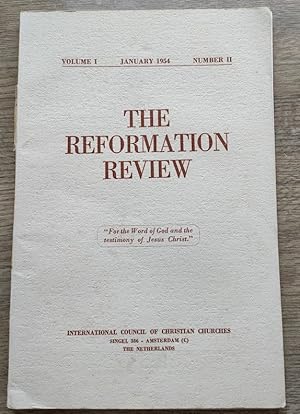 The Reformation Review: Vol 1, No 2: January 1954