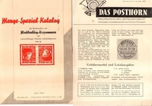 Menge-Spezial-Katalog der Briefmarken von Mecklenburg-Vorpommern mit sammelfähigen Abarten und Ri...