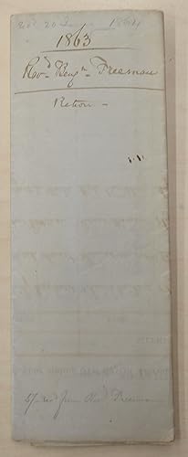 Marriage Register of Rev. Benjamin Freeman, Baptist Church, Augusta Township, Ontario, 1863