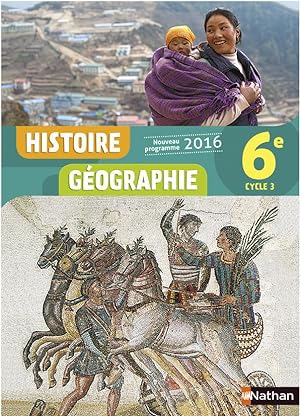 histoire-géographie ; 6ème ; livre de l'élève (édition 2016)