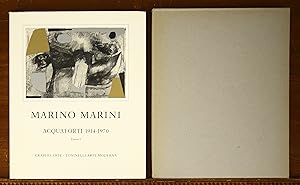 Marino Marini: Acquaforte 1914-1970, volume 1