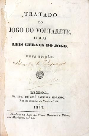 TRATADO DO JOGO DO VOLTARETE. [1847]