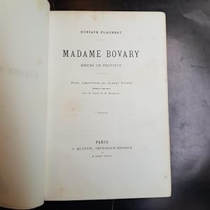 Madame Bovary. Moeurs de province. Douze compositions par Albert Fourie gravées a l'eau-forte par...