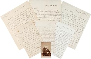 [GROUP OF AUTOGRAPH LETTERS, SIGNED, FROM WILLIAM BUELL SPRAGUE, SOME DISCUSSING HIS AUTOGRAPH CO...