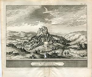 Cadiz. Hardales. Grabado Alvarez de Colmenar, 1707