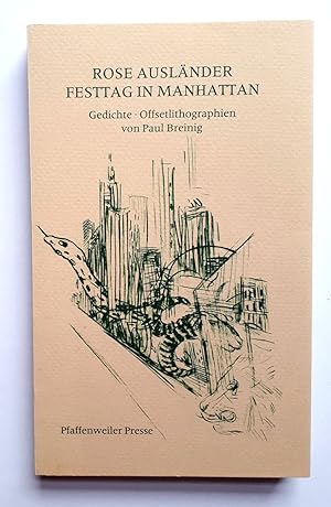 Festtag in Manhattan - Gedichte - Offsetlithographien von Paul Breinig - Pfaffenweiler Presse, Nr...