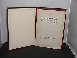 Midsummer Eve A Play primarily intended for wireless The author's copy in a case with four hand-w...