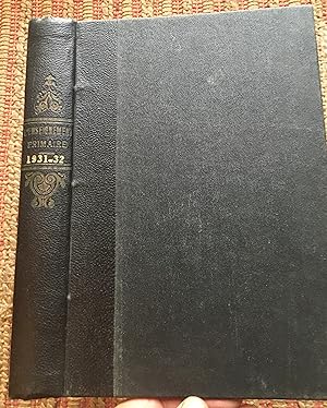 L'ENSEIGNEMENT PRIMAIRE 1931-32. (Périodiques De Pédagogie.