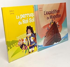 L'Expédition de Magellan + La perruque du Roi-Soleil - 2 livres Collection Le Club des Aventurier...