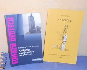 2x ANTIGONE: ungekürzter Text nach der Übersetzung von Donner + Einfach Deutsch: Antigone in Verg...