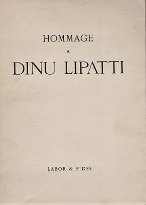 Hommage à Dinu Lipatti.