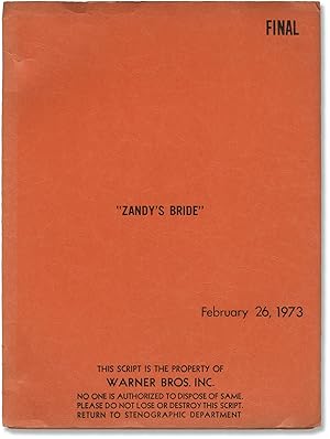 Zandy's Bride (Original screenplay for the 1974 film)