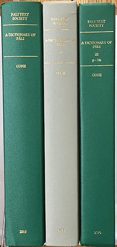 A Dictionary of Pali [3 volume set]