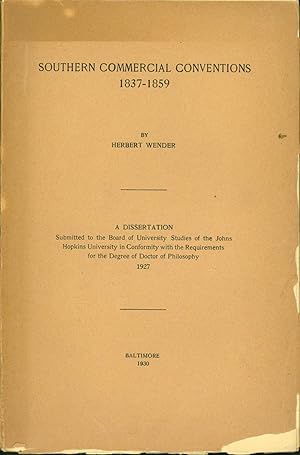 Southern Commercial Conventions, 1837-1859