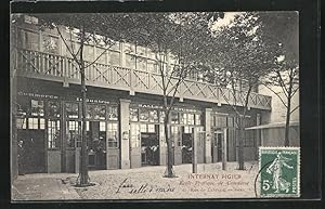 Carte postale Paris, Rue du Turenne, École Pratique du Commerce