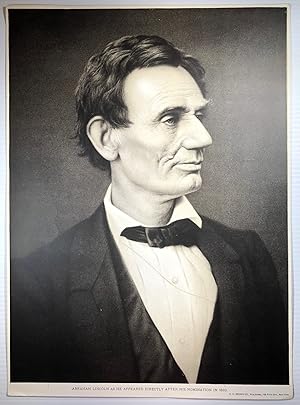 Photo of Abraham Lincoln as he Appeared Directly after his Nomination in 1860
