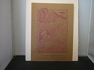 The Saturday Book A Linocut by John R Smith illustrating a poem from Michael Moon' s anthology Fr...