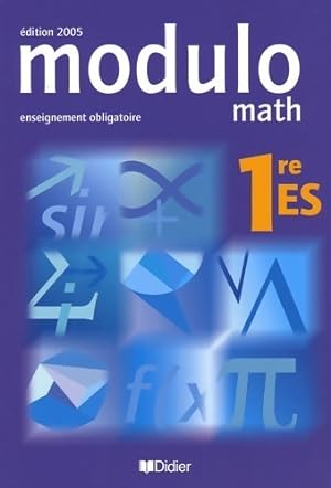 Math 1 re ES, enseignement obligatoire 2005 - Jean-Marc B dat