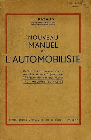 Nouveau manuel de l'automobiliste - L. Razaud