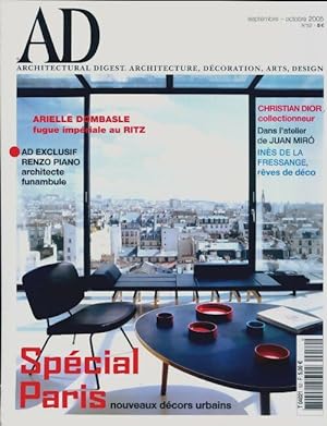 AD Architectural Digest n 52 : Sp cial Paris - Collectif