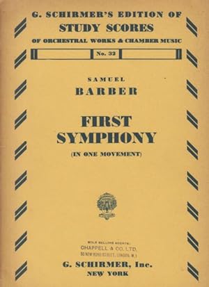 First Symphony (In One Movement) - Study Score