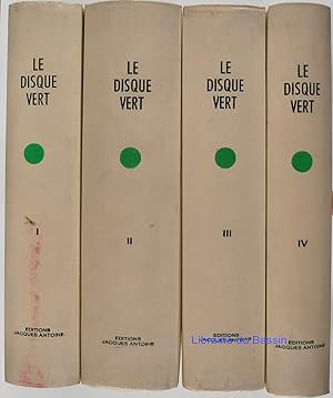 Le disque vert Revue mensuelle de littérature 4 Tomes