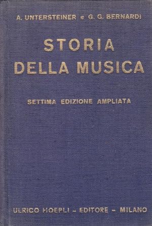 Storia della Musica. Settima edizione ampliata.