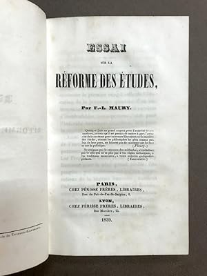 [Humanités & Deuxième république : 5 ouvrages en un volume].