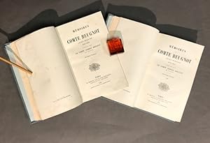 Mémoires du comte Beugnot ancien ministre (1783 - 1815). Publiés par le comte Albert Beugnot son ...