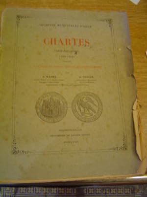 Chartes Première série (1189-1328)