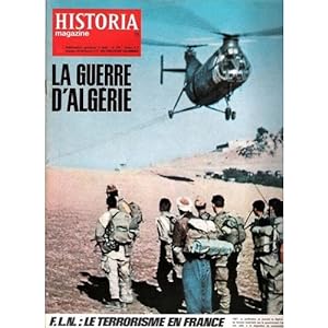 HISTORIA MAGAZINE N°231. F.L.N./ LE TERRORISME EN FRANCE. LA GUERRE D'ALGERIE.