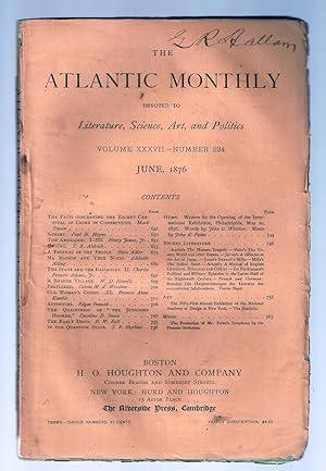 "The Facts Concerning the Recent Carnival of Crime in Connecticut" in THE ATLANTIC MONTHLY, June,...