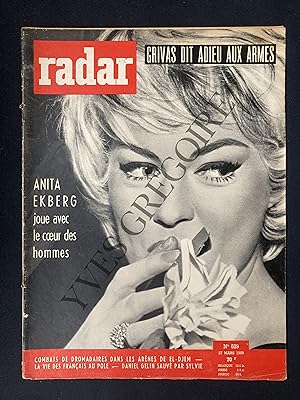 RADAR-N°529-27 MARS 1959-ANITA EKBERG