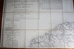 Département de la Seine Inférieure - Extrait de la Carte topographique de la France, levée par le...
