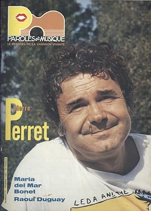 Paroles et Musique N° 37. Pierre Perret - Maria Del Mar Bonet - Raoul Dugua. Février 1984.