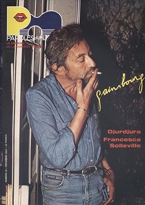Paroles Et Musique N° 35. Gainsbourg - Djurdjura - Francesca Solleville. Décembre 1983.