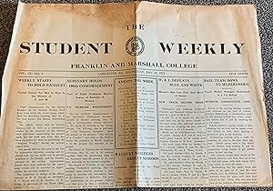 The Student Weekly, Franklin & Marshall College May 20, 1925; Vol IX, No. 6