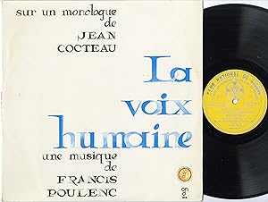 "LA VOIX HUMAINE (Jean COCTEAU, Francis POULENC, Denise DUVAL avec l'ORCHESTRE DU THÉATRE NATIONA...