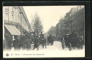 Carte postale Paris, Boulevard des Capucines