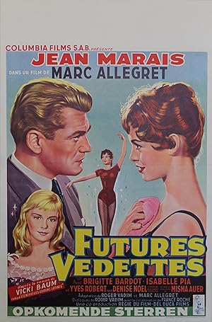 "FUTURES VEDETTES" Réalisé par Marc ALLEGRET en co-adaptation avec Roger VADIM en 1955 avec Brigi...