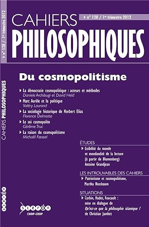 CAHIERS PHILOSOPHIQUES N.128 ; du cosmopolitisme