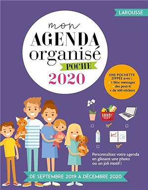 agenda famille organisée poche (édition 2020)