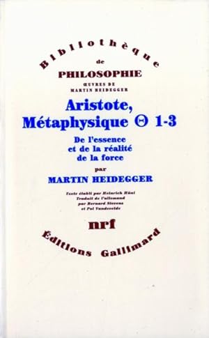 Aristote, "Métaphysique" thêta livre IX 1-3