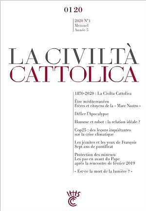 la civiltà cattolica : janvier 2020