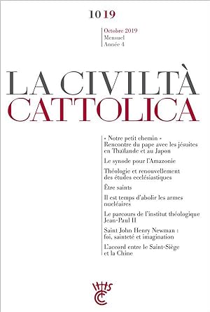 la civiltà cattolica ; septembre 2019