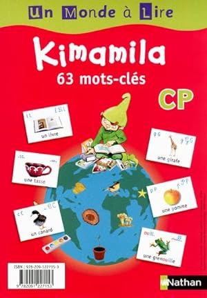 un monde a lire - kimamila cp - serie rouge - affichettes mots-cles