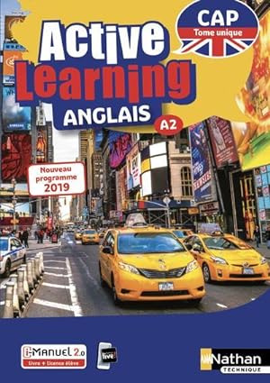 active learning ; anglais ; CAP ; A2 (édition 2019)